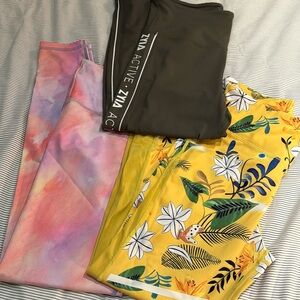 Zyia Leggings Bundle Size 8-10 Brand New